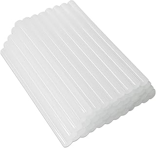 50 Pièces Bâtons de Colle Chaude 7x100mm Adhésif Transparent pour Pistolet à Colle Chaude 7mm
