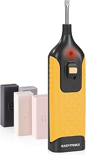 EASYmaxx Kit de réparation PVC et vinyle | Solution rapide et facile pour les rayures et les bosses sur les surfaces en plastique | Idéal pour meubles, portes et fenêtres, etc. | 11 couleurs de cire