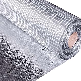 HAUSA Film pare-vapeur ALU 75m² (1,5m x 50m) Aluminium pour toit, comble, mur, plafond, renforcé en fibre de verre, extra résistant à la déchirure, film pour l