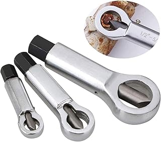 Coupe-écrous en métal inoxydable - Outil robuste pour enlever les écrous cassés et endommagés (#1, 2, 3)
